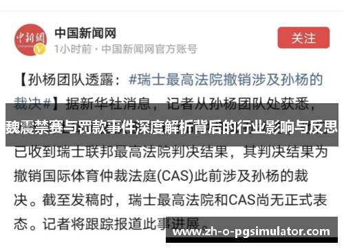 魏震禁赛与罚款事件深度解析背后的行业影响与反思